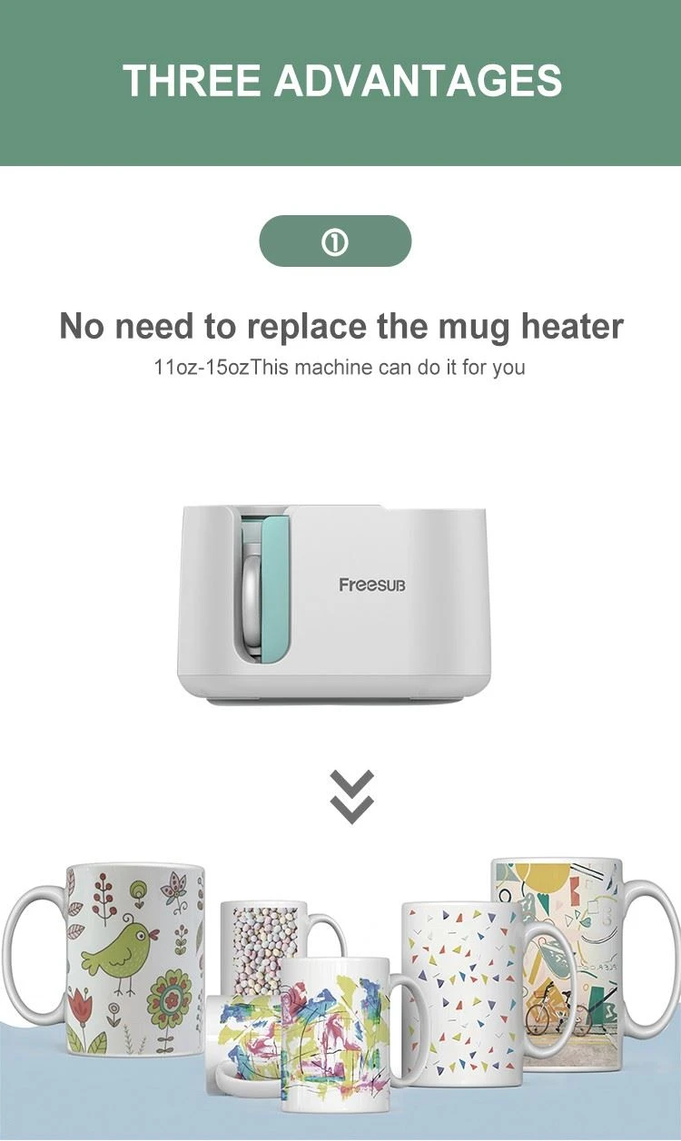 Freesub pd150 mug press machine