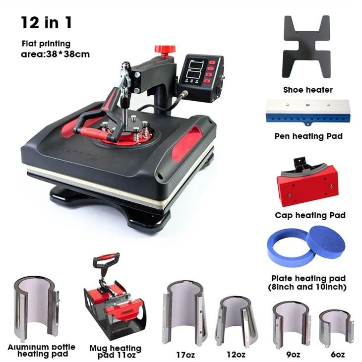 6 in 1 Combo Heat Press Machine