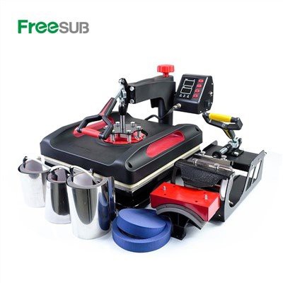 8 in 1 mesin press panas 15x15